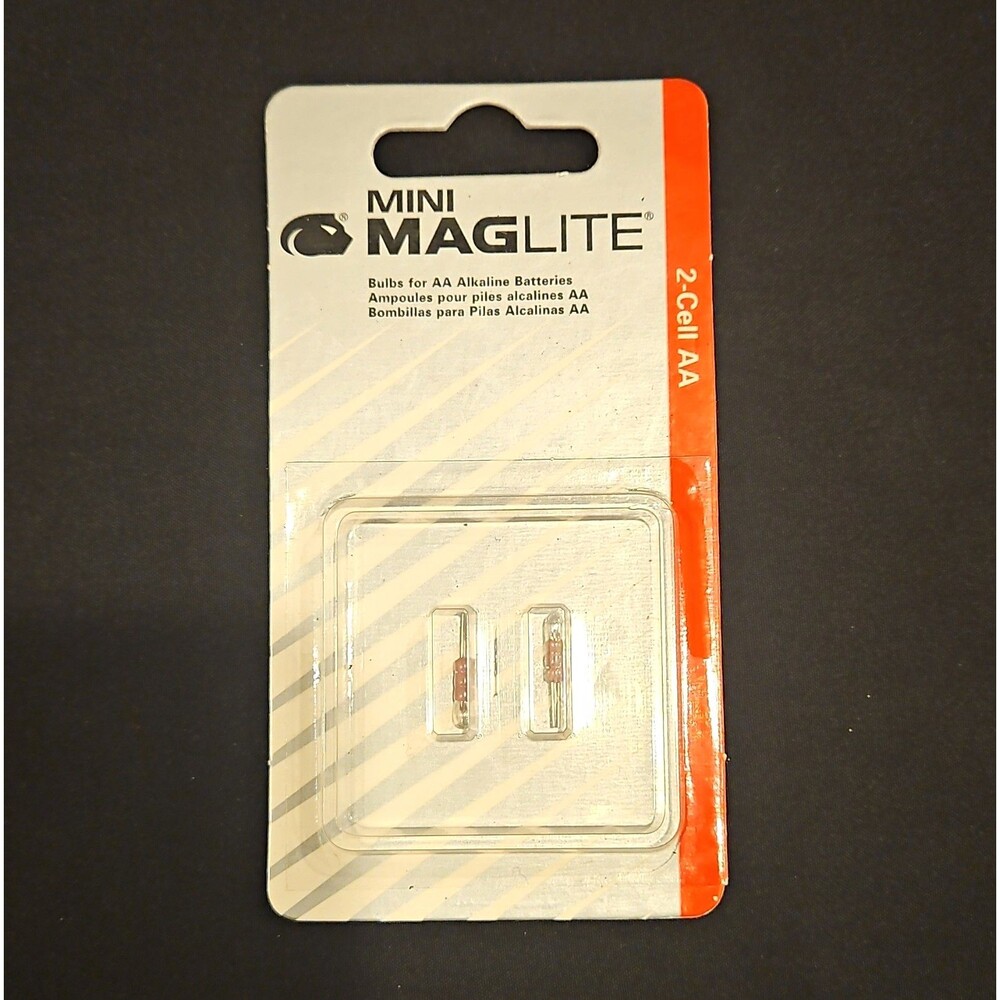 Genuine AA MINI MAGLITE  2 BULB BLISTER PACK LM2A001